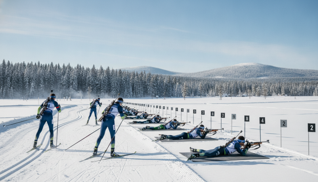 suivez le biathlon aujourd'hui avec les horaires, la start-list complète et les résultats des courses en direct pour ne rien manquer de l'action.