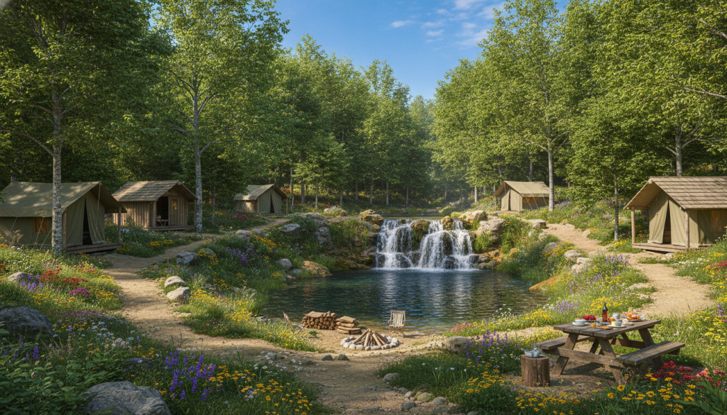 découvrez le camping les cascades, un refuge paisible au cœur de la nature, idéal pour des vacances inoubliables en famille ou entre amis.