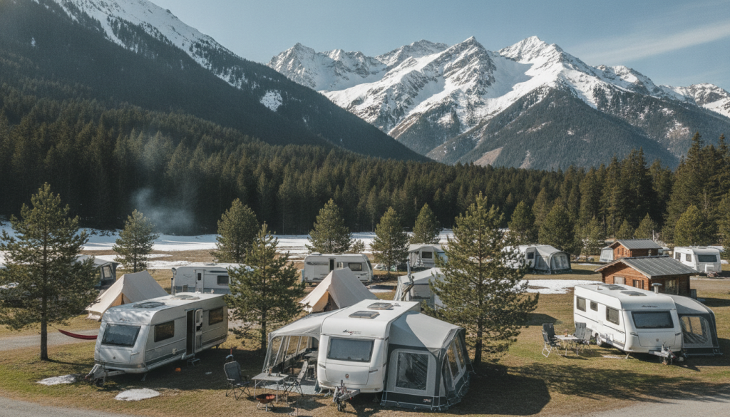 découvrez le camping caravaneige le giffre à samoëns et vivez une expérience unique en montagne, entre nature, confort et activités hivernales pour toute la famille.
