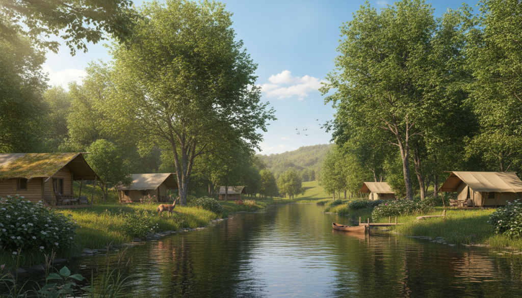 découvrez le camping les chouans, un havre de nature paisible et idéal pour des vacances en plein air, entre détente et activités en famille.