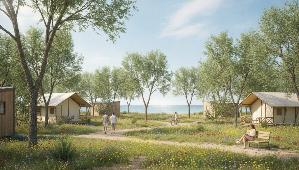 découvrez le camping le barcarès les tamaris, un véritable havre de nature et de détente où vous pourrez profiter de paysages préservés, d'activités en plein air et d'un cadre apaisant pour des vacances inoubliables.