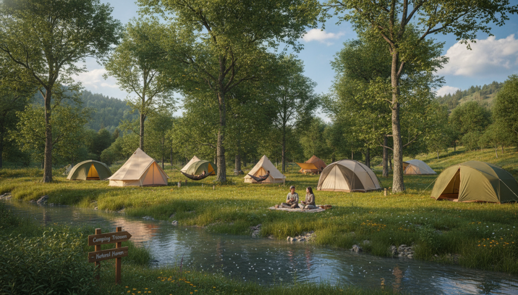 découvrez le camping trianon, un véritable havre de nature où détente et aventure se rencontrent pour des vacances inoubliables en pleine nature.
