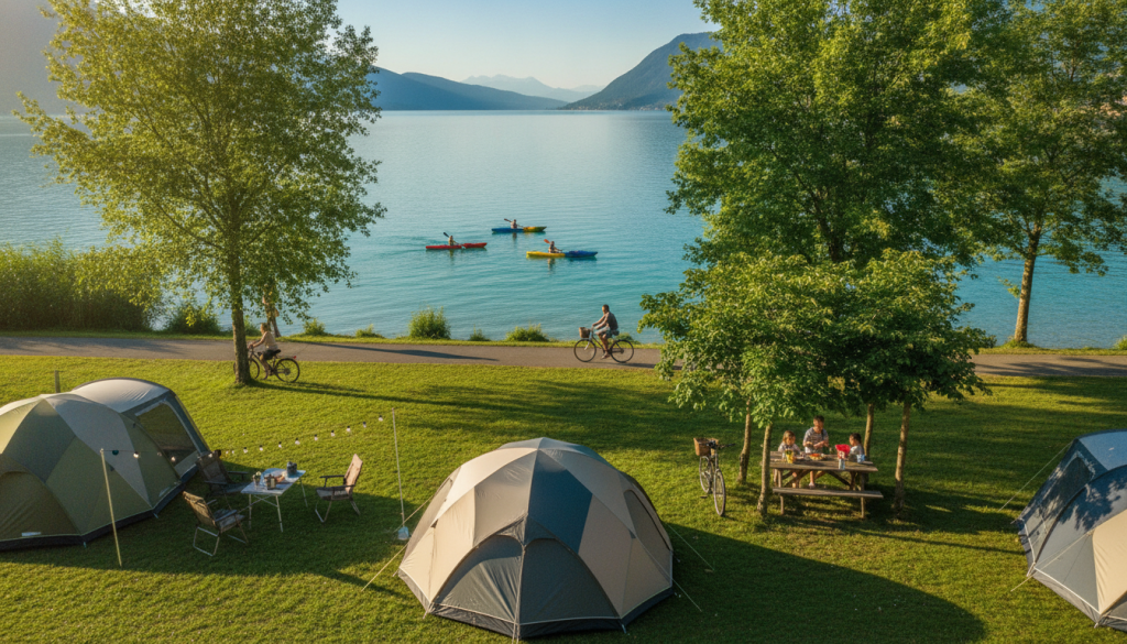 découvrez le camping municipal d'annecy, un lieu idéal pour vos vacances 2026. profitez d'un cadre naturel exceptionnel au bord du lac, avec des installations modernes pour toute la famille.